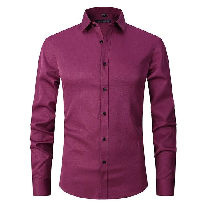 Halvard - Strykfri Slim Fit Skjorta