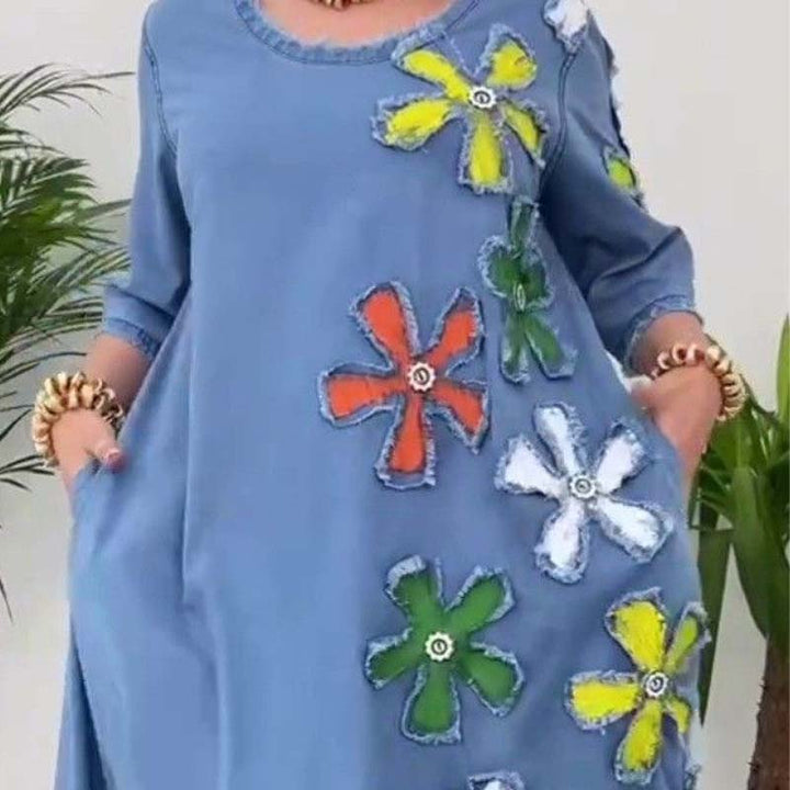Blomluftklänning