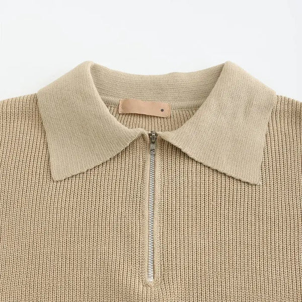 Essential Halv Zip Tröja - Stilren och Funktionell Design