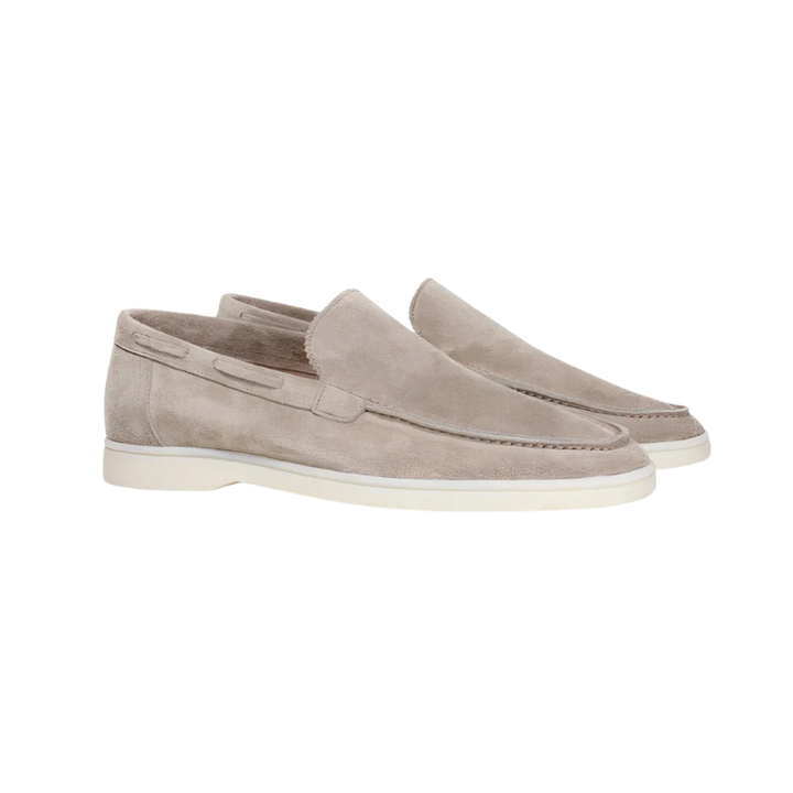 Elmar - Klassiska loafers i mocka för herr