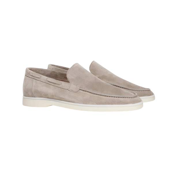 Elmar - Klassiska loafers i mocka för herr