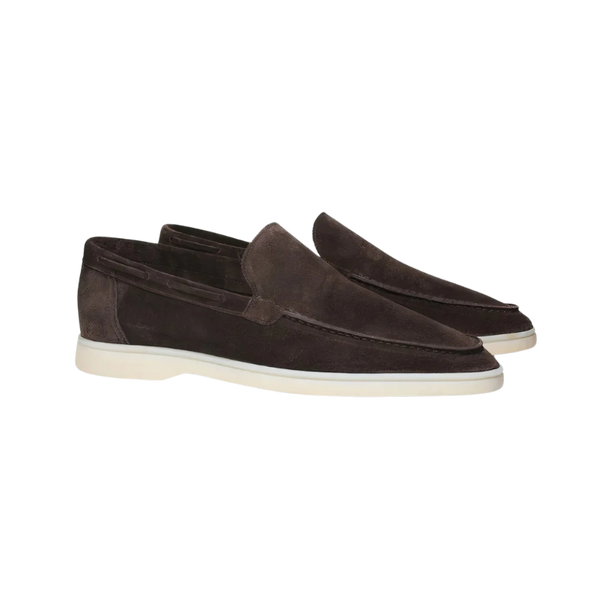 Elmar - Klassiska loafers i mocka för herr