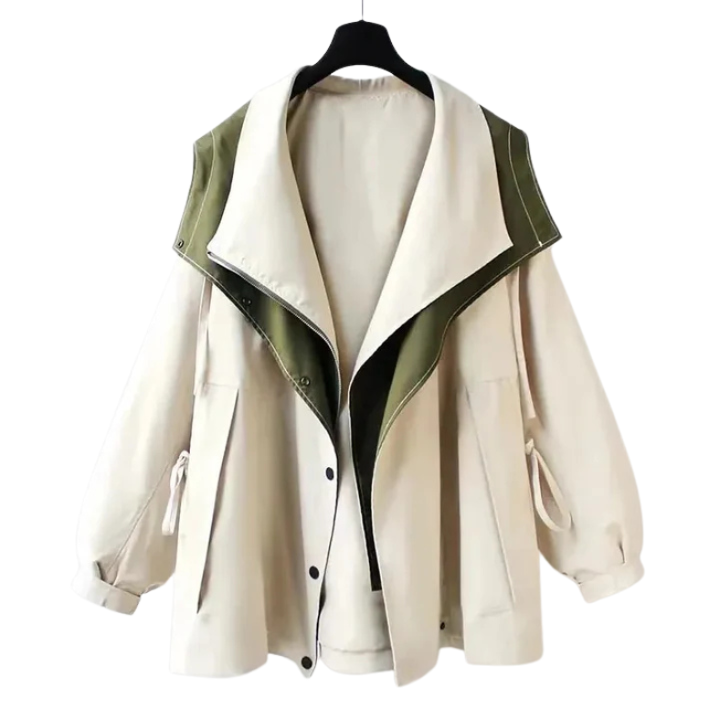 Beate - Stilren vattenavvisande trenchcoat