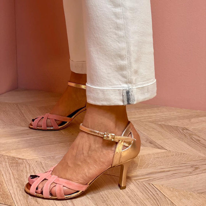 Karis - Stiletto peep toe klackar