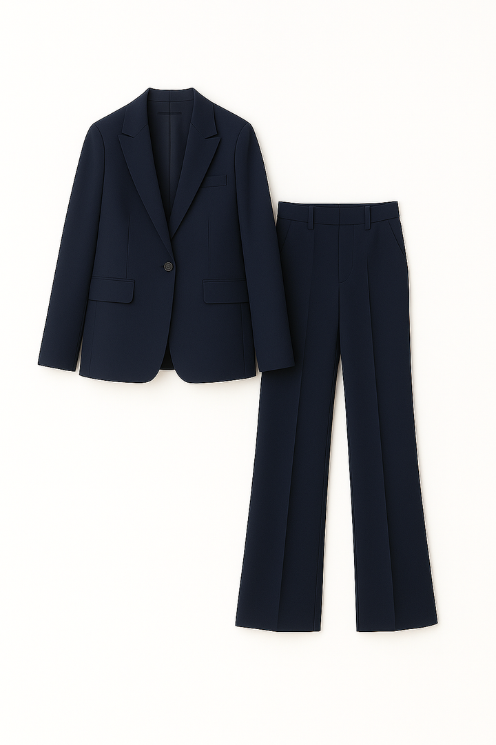 Camile – Oversized Blazer med Vide Bukser
